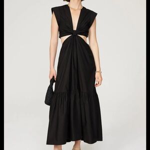 A.L.C. Black Alexandria Cut-Out Dress